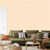 Geometric Rhombus Wallpaper Cream and White, Cream Background 50x1000