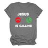 JUSUS iS CALLING Letter Print T Shirt Women Short Sleeve O Neck Loose Women Tshirt Ladies Summer Tee Shirt Tops Clothes