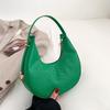 Retro Minimalist Crescent Bag 2023 New Women's Bag Street Fashion Shoulder Bag Trendy Armpit Bag