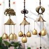 Retro Wind Chimes Wind Outdoor Garden Decoration Tourist Area Wind Bell Metal Bell Pendants Wall Decor Shops Lucky Ornaments