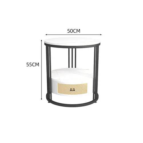 Round Center Modern Coffee Table Outdoor Lounge Center Luxury Room Tables Auxiliary  Household Items