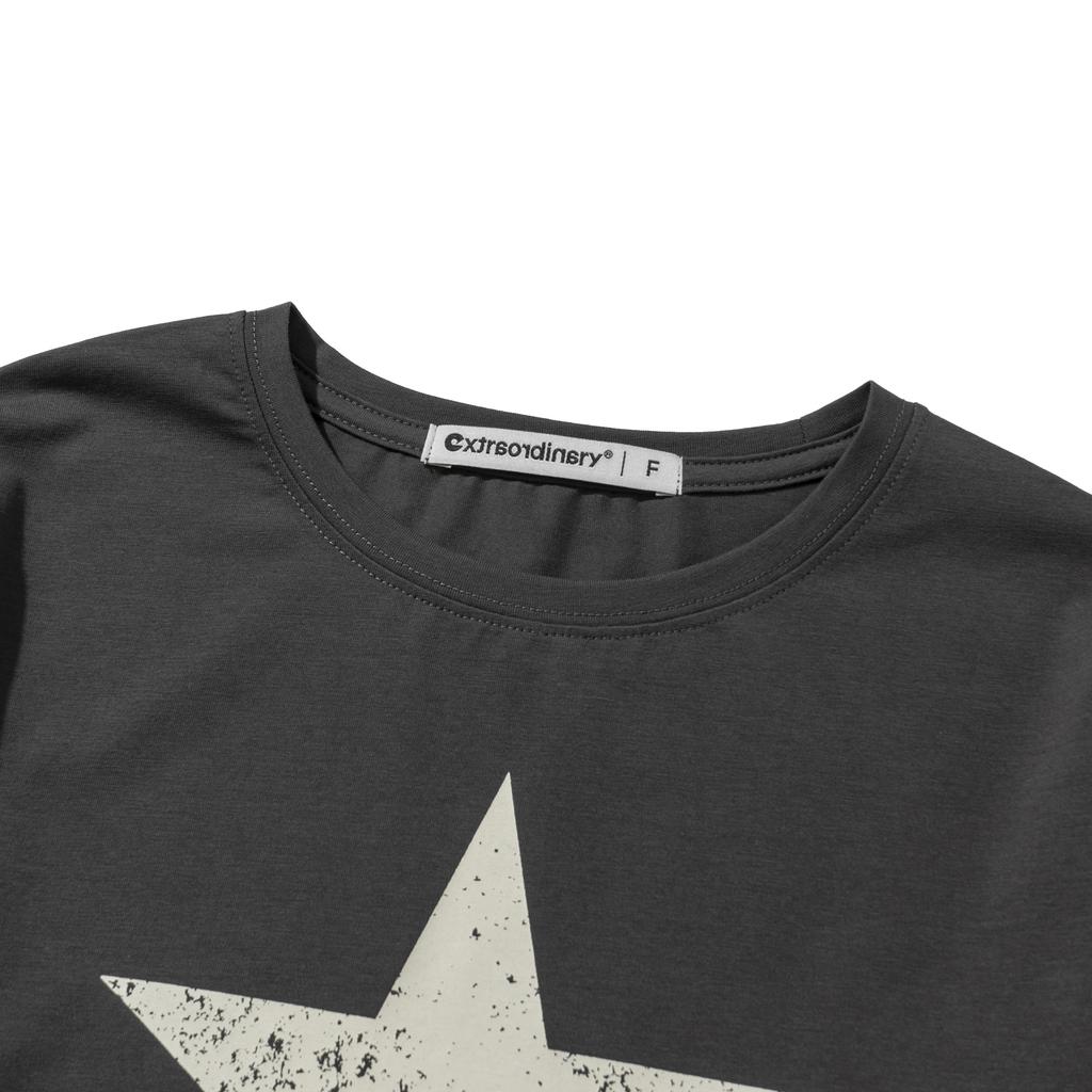 EXTRAORDINARY W Starlight Ls Tee Charcoal