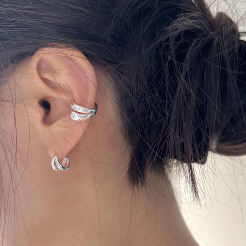 Mxe [925silver] Eternal Earcuff (2color)