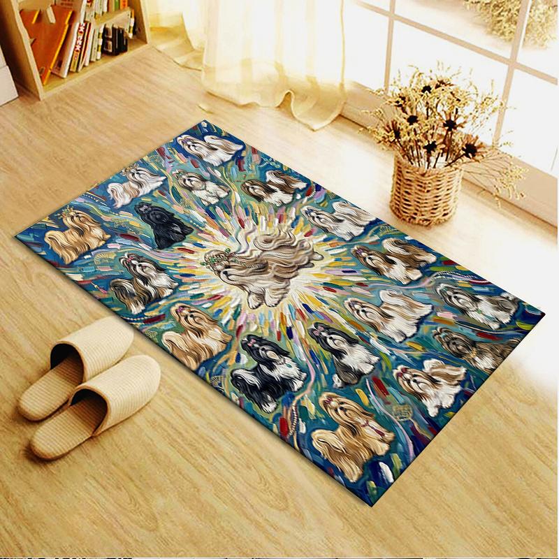 2025 New Cute Puppy Carpet Rug for Living Room Bedroom Home Sofa Decoration,Kids Play Non-slip Floor Mat