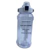 2000ml Stylish Women's Water Bottle with Straw & Scale - Portable for Outdoor & Sports