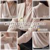 Luxia Phil Draped Plus Long Solid Loose Baby Innerwear Women's V-Neck Blouse, Beige, Large, Size, Sleeves, Color, Fit, Cute, Stylish, Elegant, Casual,