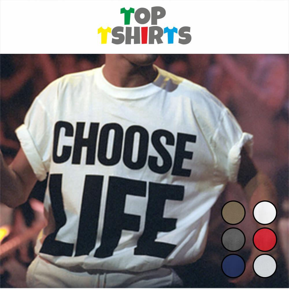 

CHOOSE LIFE Tshirt Fancy Dress WHAM George Michael Regular Oversized Top M