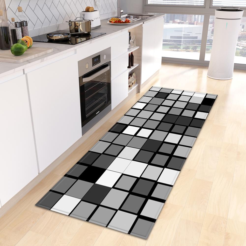Kitchen Mat Home Bedroom Entrance Door Mat Living Room Floor Carpet Corridor Balcony Door Non-slip Carpet