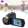 Video Camera with 2.4 Inch Color Screen Fill Light 16MP 1080P 16X Digital Zoom Anti Shake   Video Recording Camcorder for Travel Growth Record