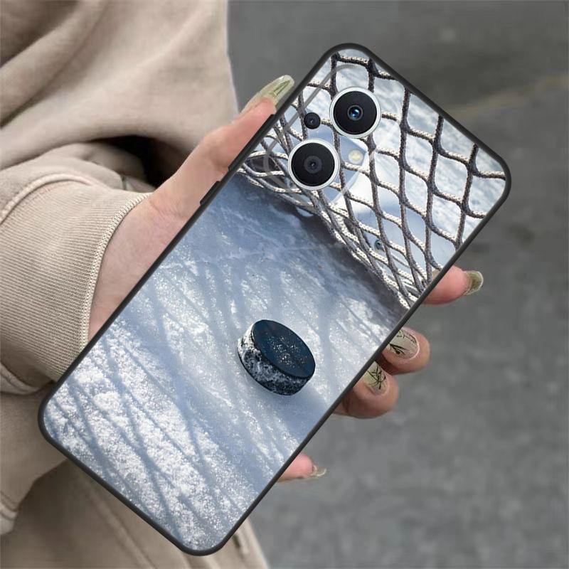 Play Ice Hockey Case For OPPO Reno 7 8 Lite 10 11 12 13 14 Pro 8T 12F 13F 14F OPPO Find X8 X6 X9 Pro Cover