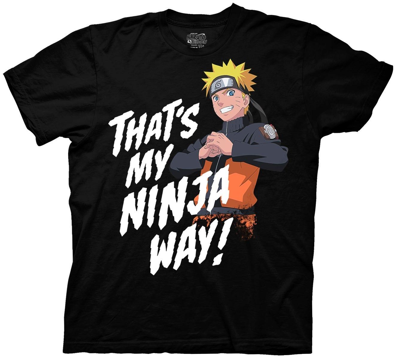 Naruto Shippuden My Ninja Anime Adult T-shirt L