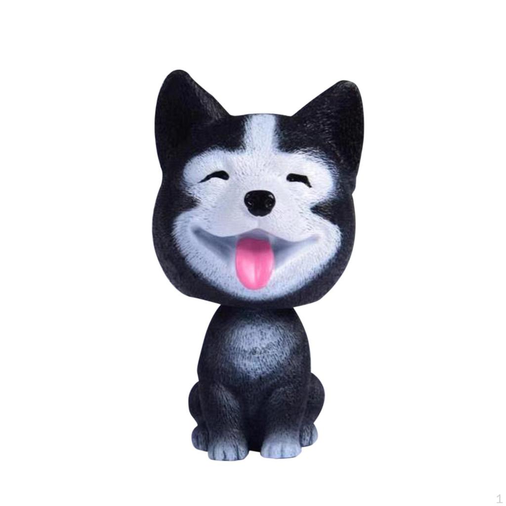 Adorable Shaking Head Pup Figurine for Home Office Decor