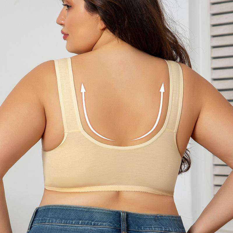 Oversized Women's Front Buttoned Non Undercut Vest Print Underwear