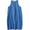 Sleeveless Plus Size Denim Vintage New In Dresses for Women Casual Loose Long Summer Dress