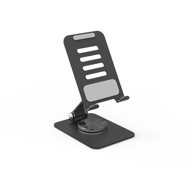 360° Rotating Mobile Phone Stand Desktop Vertical Folding Portable Painting Metal Mobile Phone Stand