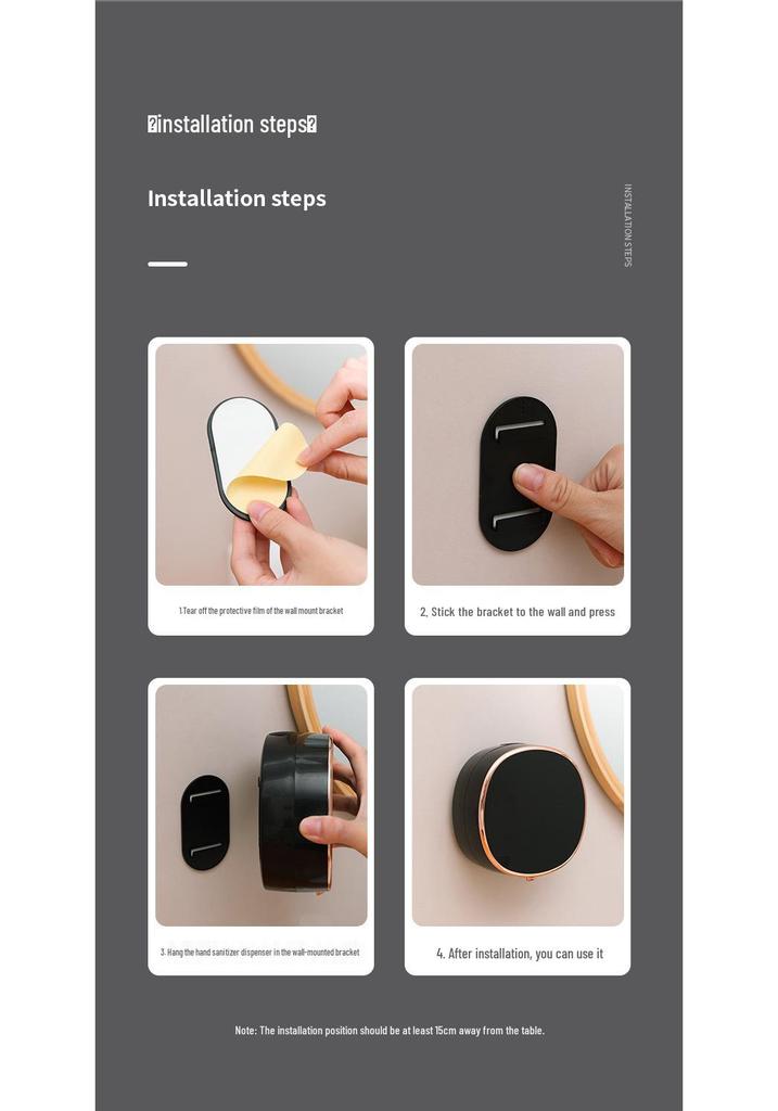Wall-Mounted Rechargeable Automatic Foam Soap Dispenser