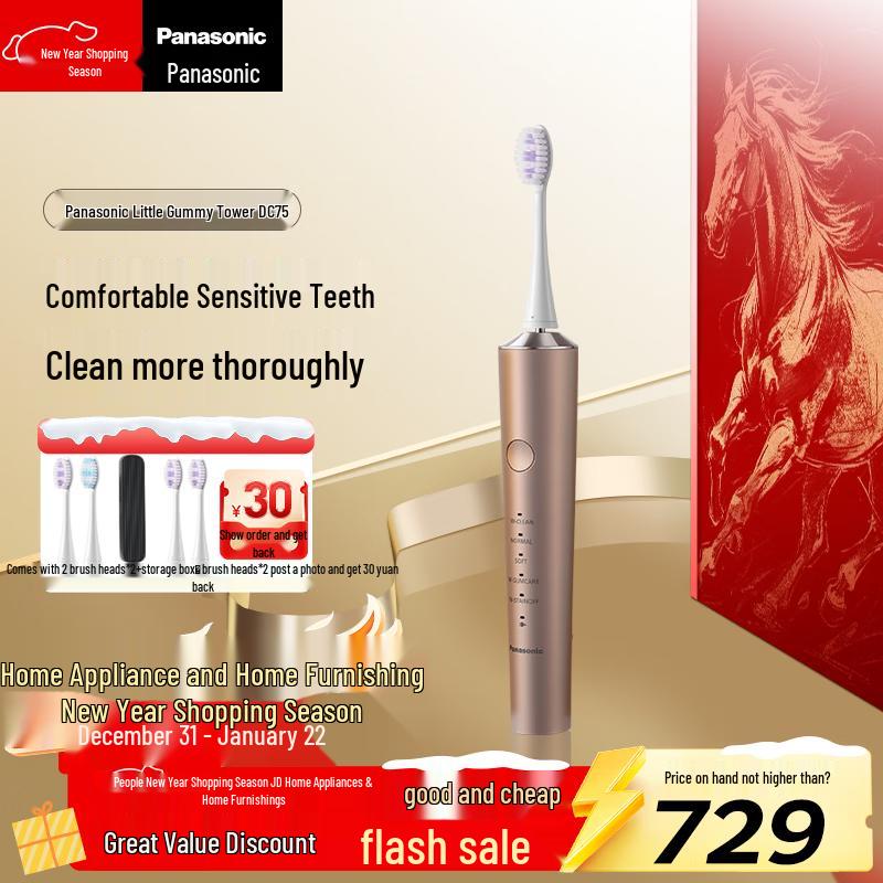 Panasonic EW-DC75 Dual Motor Sonic Electric Toothbrush