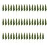 50 Pcs Christmas Artificial Picks Fake Greenery Pine Branches Faux Red Berry Stems for DIY Christmas Garland Wreath Flower Arrangement Decoration