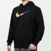 Nike NSW BB Hoodie With Swoosh Brand Riff Logo Pullover Men Hoodie Black DM2395-010