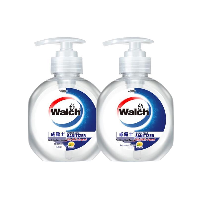 

Walch Lemon Antibacterial No-Rinse Hand Sanitizer 2x250ml Pack