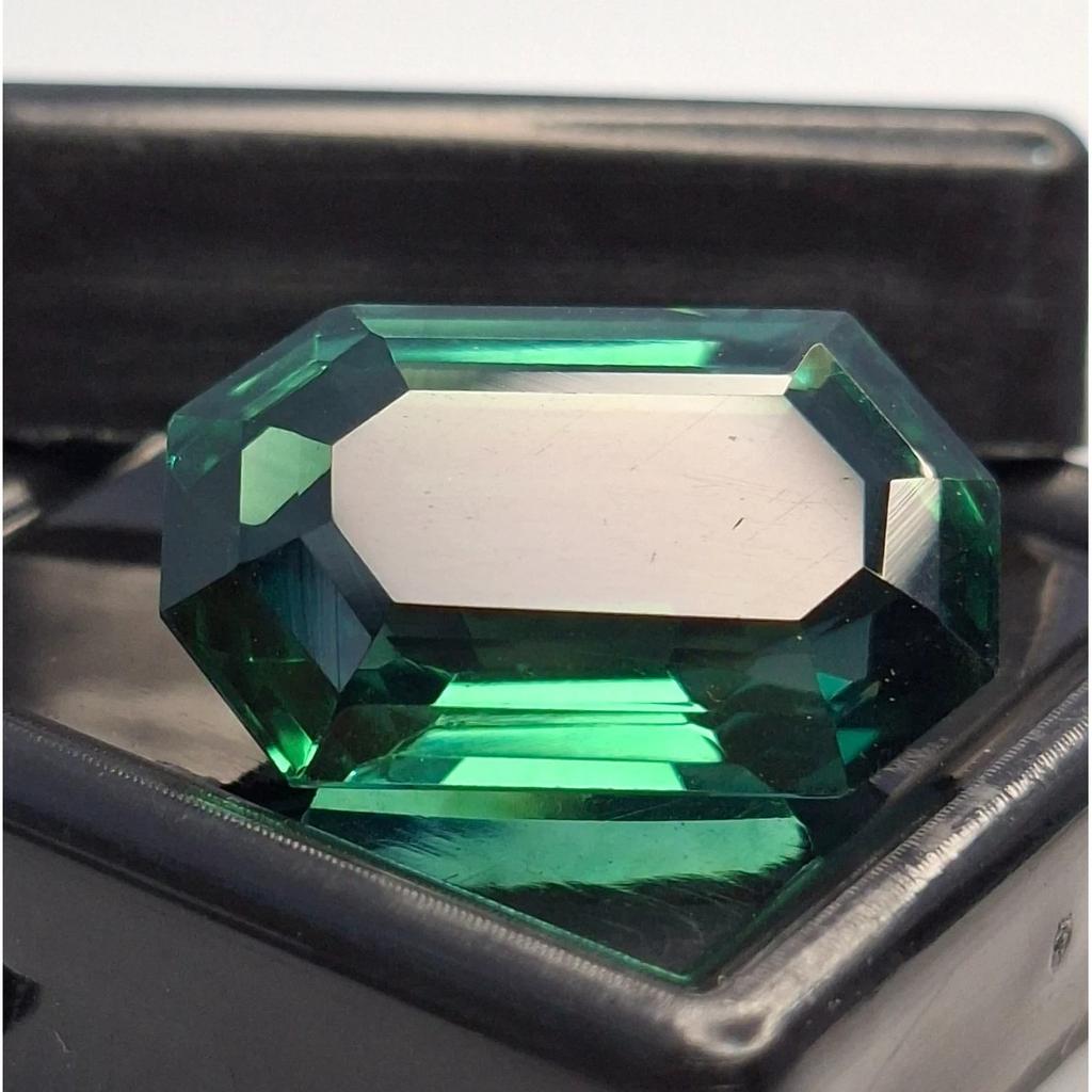 Green Tourmaline Rk 241 Natural 11-13 Ct Emerald Cut Stunning Gemstone