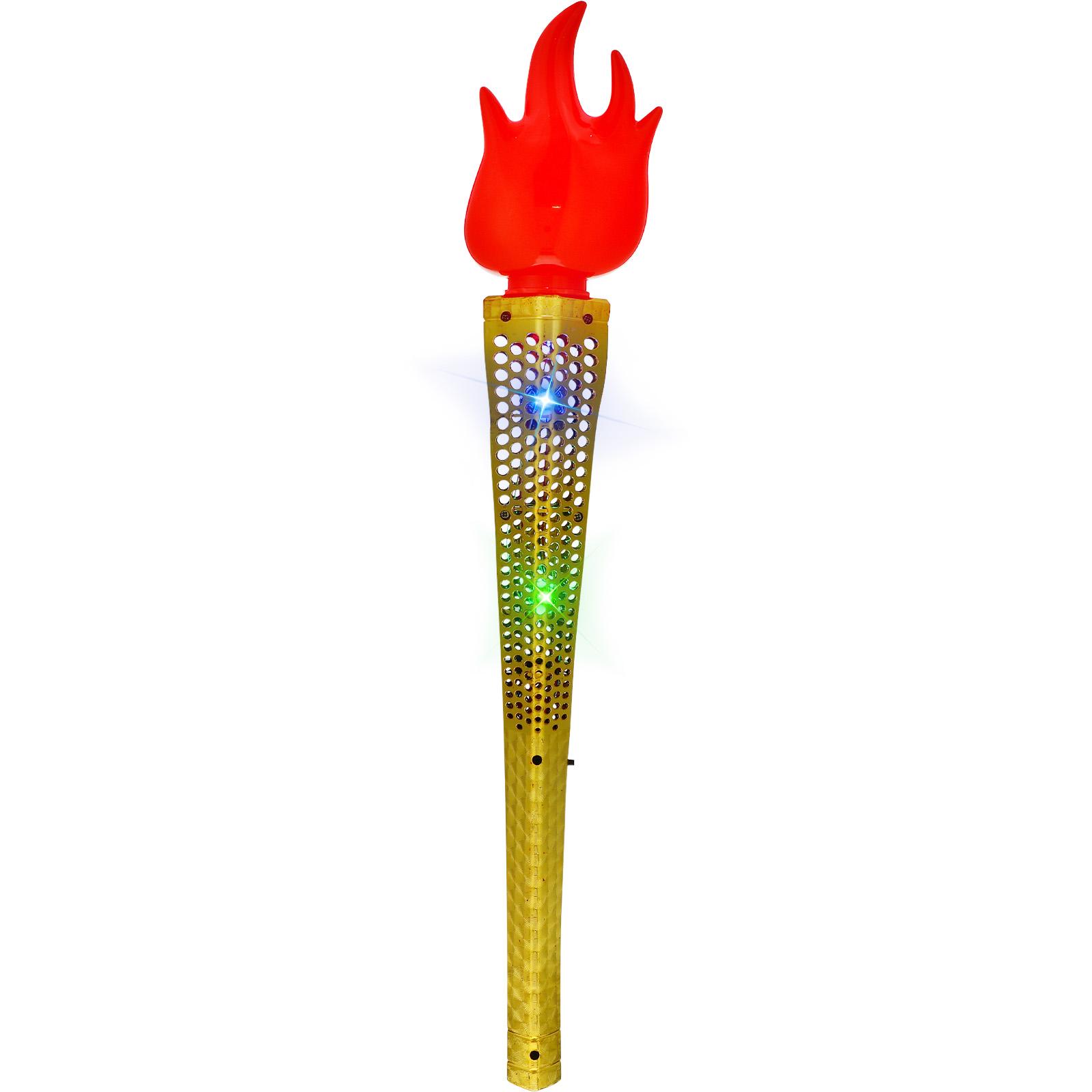 

Fun Torch Plaything Simulation Plastic Torches Prop Glowing Flame Rod Torches For School Medieval Luau Themed Party Sports Competition