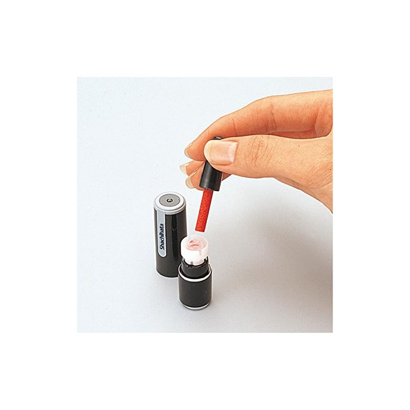 Shachihata Name 9 Replacement Ink, Red, XLR-9N