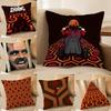 Horror Movies T Linghting The SShinings Cushion Cover Silky Elegant Comfort Sofa Bed Invisible Zipper Beach Pillowcase