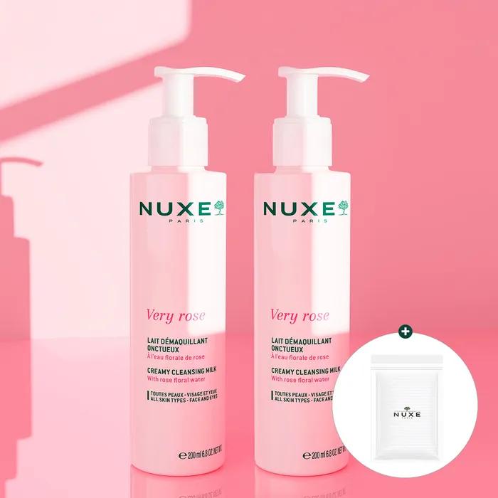 [Double Set] Nuxe Berry Rose Melting Cleansing Milk 200ml + GIFT