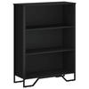 VidaXL Bibliothèque noir 80x31x106 cm bois d'ingénierie, étagère, étagère à livres, étagère de rangement, armoire de 848624