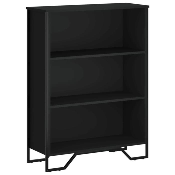 VidaXL Bibliothèque noir 80x31x106 cm bois d'ingénierie, étagère, étagère à livres, étagère de rangement, armoire de 848624