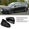 Pair Black For VW GTI Golf MK6 Toura Door Mirror Cover Cap Mirror Casing Housing