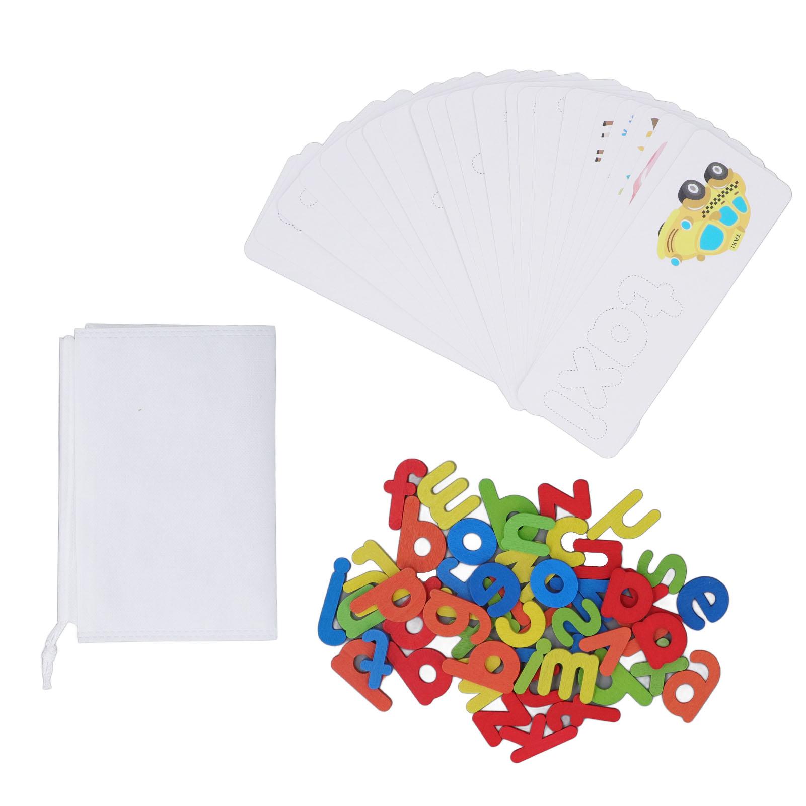 

Игрушка для обучения «Смотри и пиши» Алфавит Раннее образование Когнитивная головоломка Упражнение на написание слов Буква