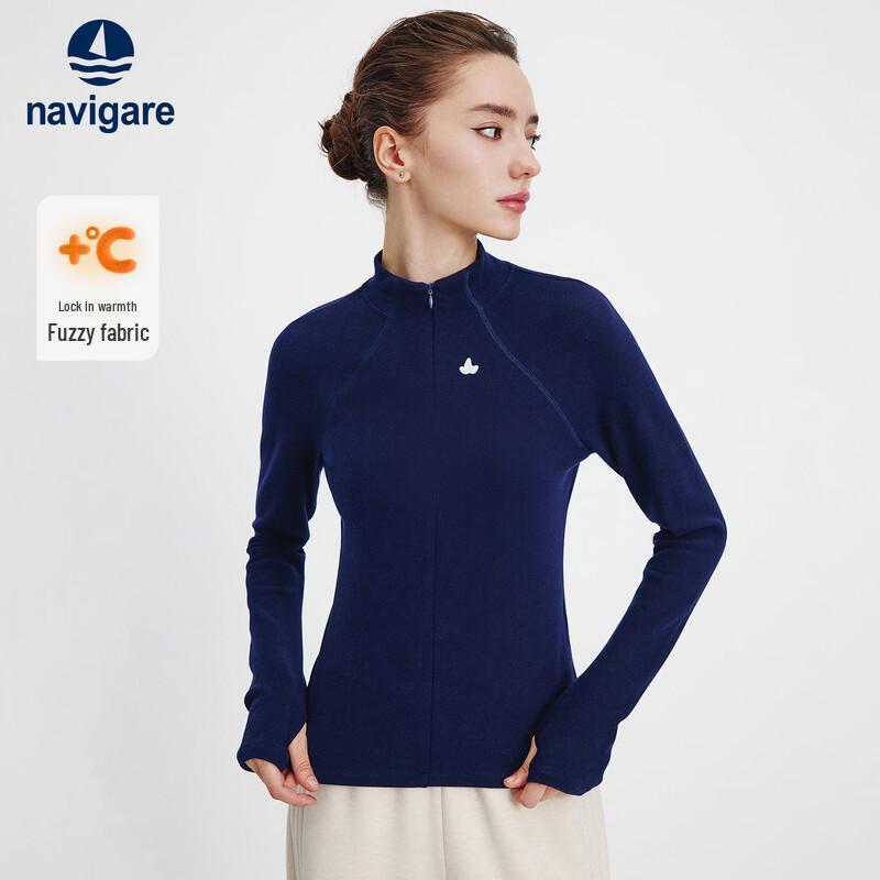 Navigare Women s Fleece-Lined Long Sleeve Outdoor T-Shirt S