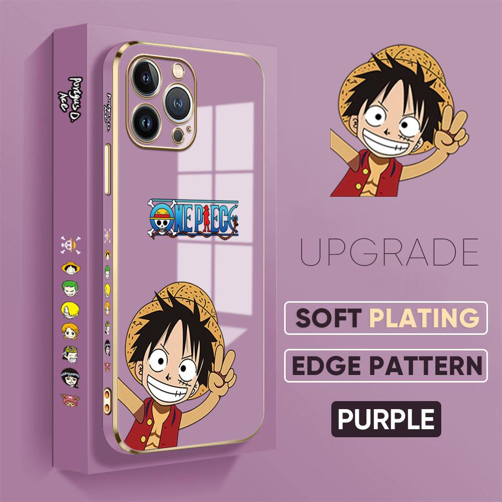 For iPhone 16 15 Max Samsung S24 S23 Plus A15 A35 A53 A73 Xiaomi 11T 12T 13T Redmi 13C Cute Luffy Design Full Camera Protect Soft Phone Case