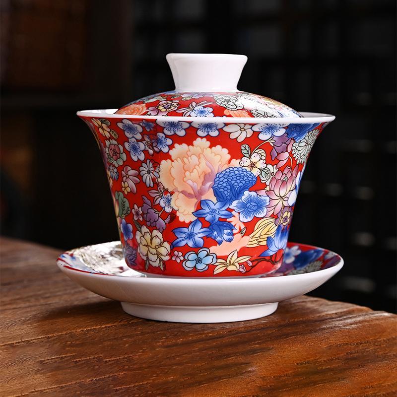 150ml Chinese Ceramic Tea Cup  Bone China Tea Sets Porcelain    Kungfu Tea Ceremony Teacup Teaware Travel Meditation Cups Gift