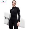 Womens 3mm Full Wetsuit Snorkeling Diving Surfing Jellyfish Protection Warm Thermal Long Sleeve