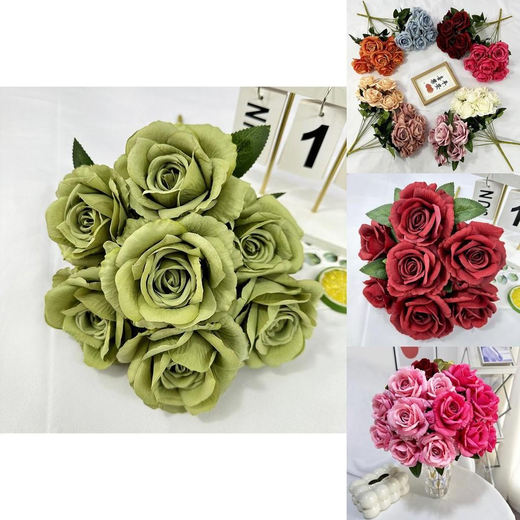 Sophisticated Artificial Roses For Wedding Events And Photography Studio Props