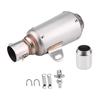 Universal Motorcycle Muffler Exhaust Tailpipe Tail Pipe Tip Stainless Steel Titanium Color