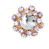 New Fashion Mini Star Brooch Crystal Rhinestone Badge Lapel Pins Men 'S Suit Coat Collar Luxulry Brooches For Women Jewelry Gifts