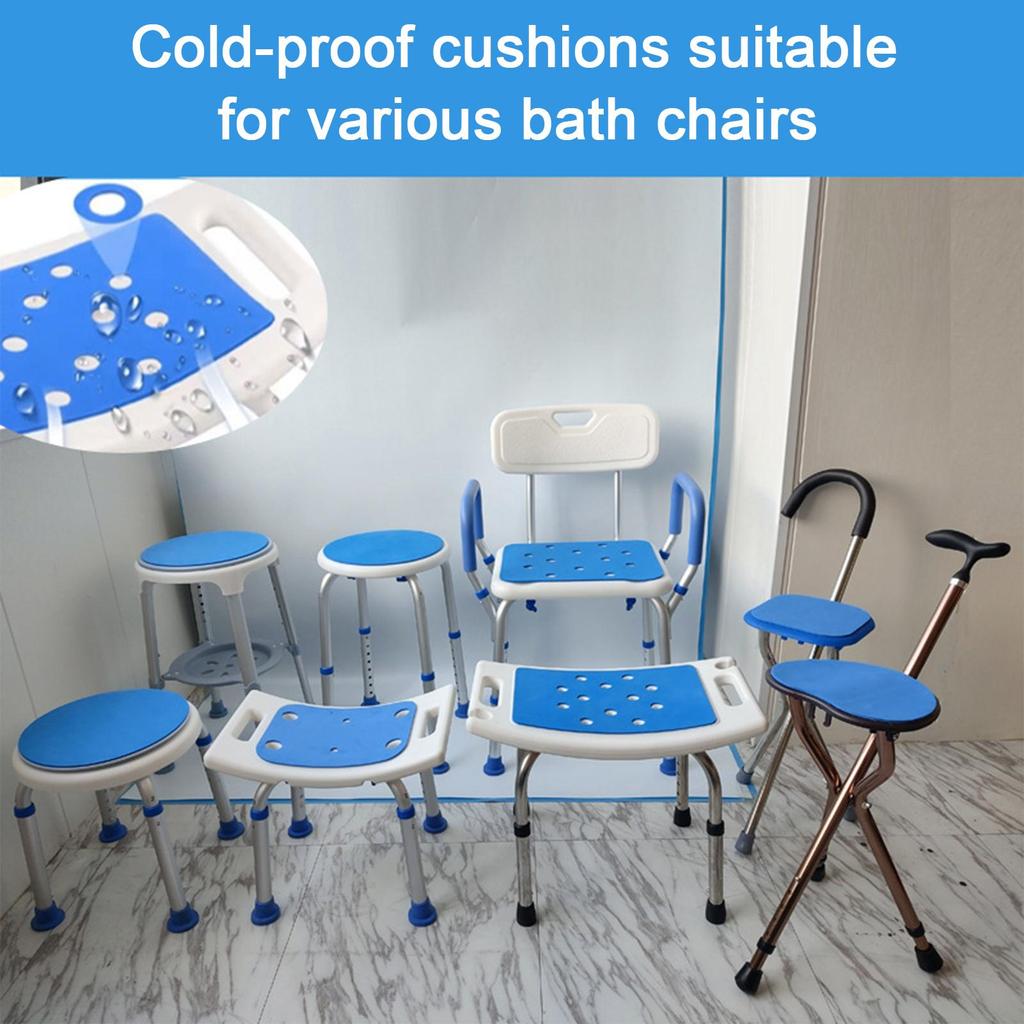 Bathroom Bath Chair Cushion EVA Anti-slip BathTub Shower Stool High Quality Chair Seat Cushion Bench Thermal Pad