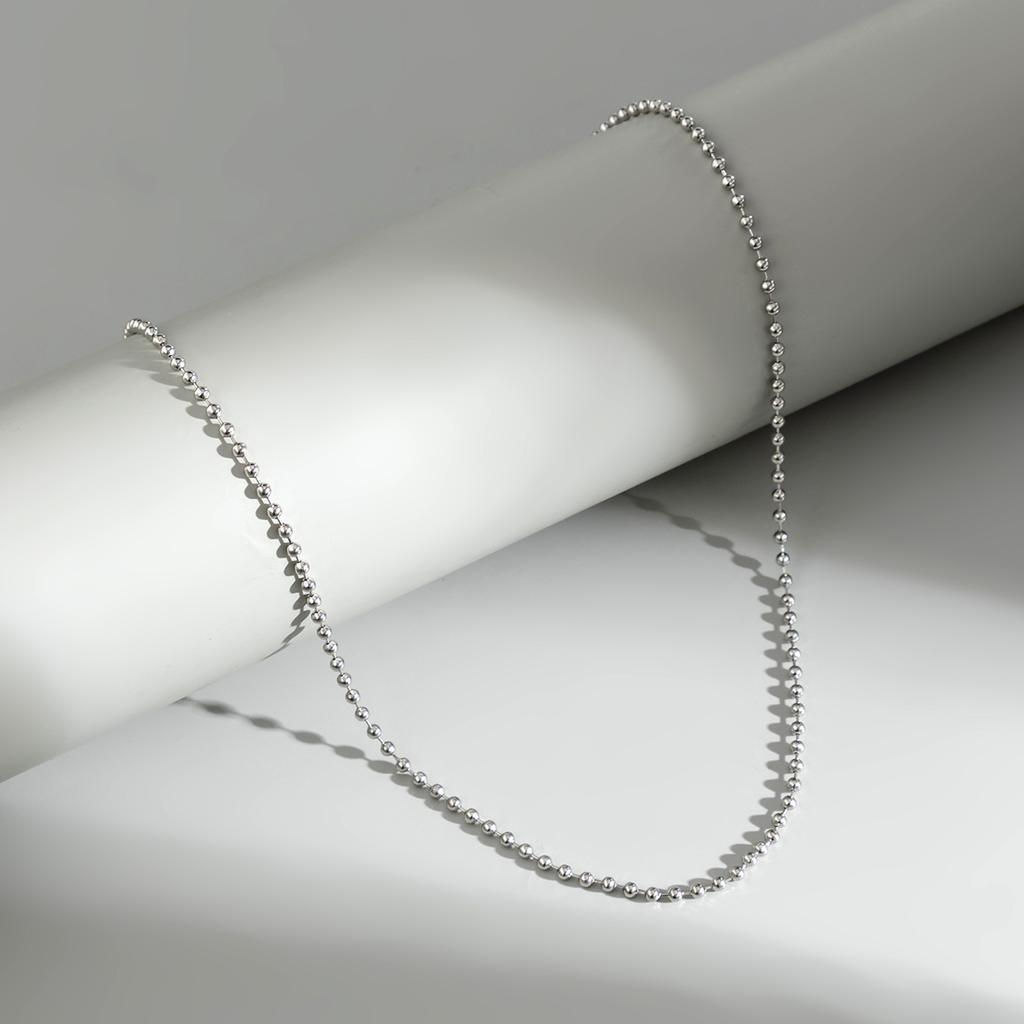 Simple Beads Chain Necklace for Men Trendy Chains Accessories On the Neck 2026 Fashion Male Daily Decoration Jewelry Boy Gifts