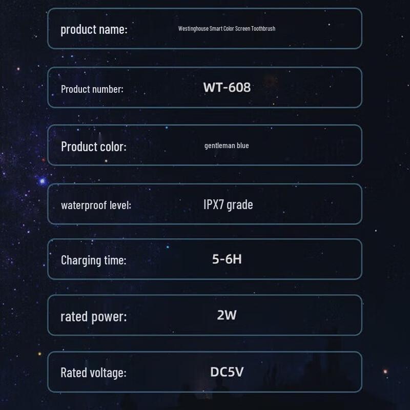 Westinghouse WT-608 Sonic Electric Toothbrush
