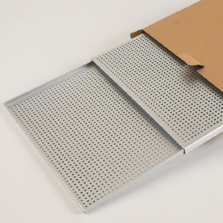 Set di 2 Teglie Antiaderenti per Pasta Sfoglia e Millefoglie, Foglio Perforato da Forno per Carne, Accessori da Cucina