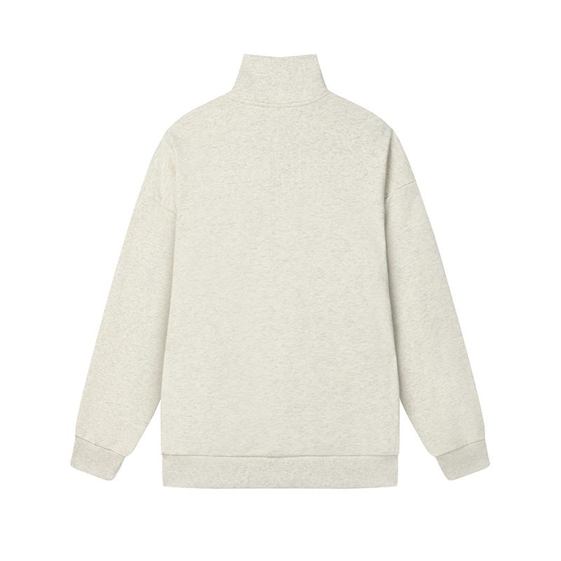 New FILA Sweatshirt Men's Light Khaki Heather Gray F11M445201FLK