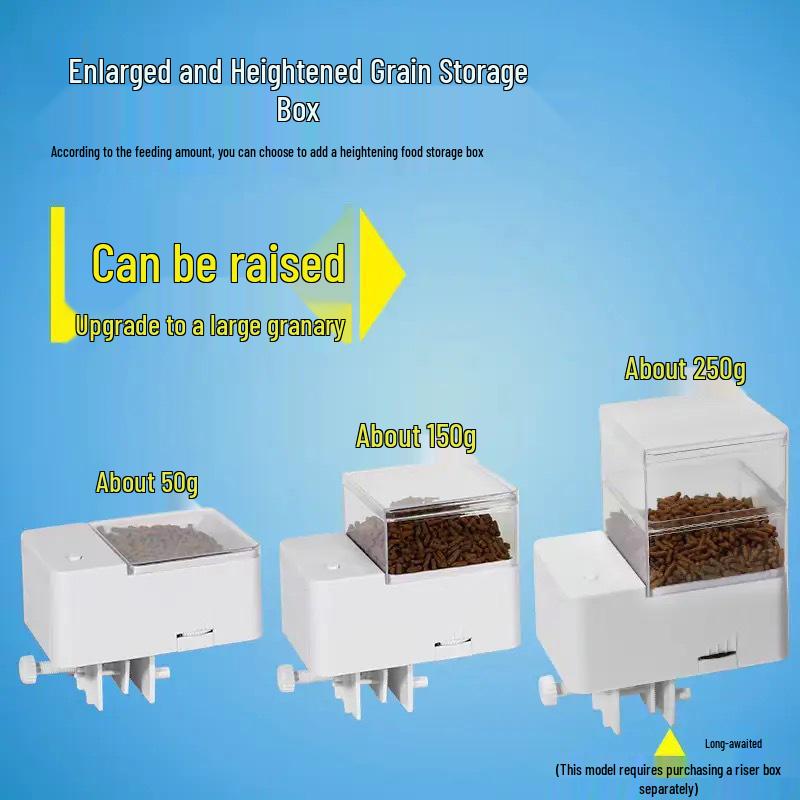Automatic Fish Feeder: Timer Dispenser for Small Fish, Turtles, Koi, Goldfish