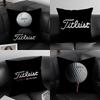 Golf Sports TTitleistS Cushion Cover Elegant Comfort Pillowcase Sofa Bed Doublesided Printed Invisible Zipper Home Decor