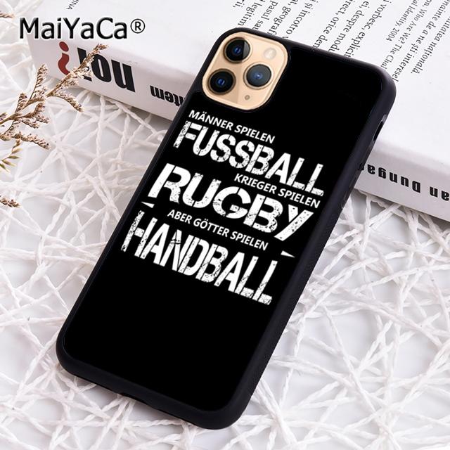 Real Girls Play Handball Quotes Phone Case For iPhone 17 Air 16 Pro Max 15 14 Plus 12 13 Shell Cover Coque