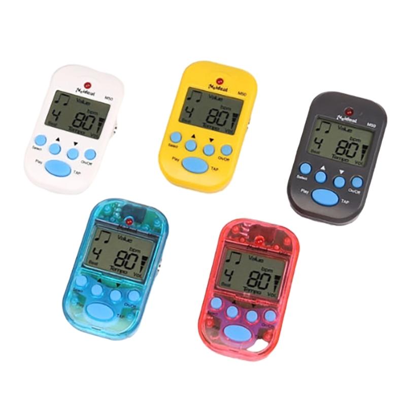 Mini Electronic Metronome Clip-On Pocket Metronome Professional Beat Machine