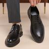 Summer Elevator Shoes Men Dress Shoes 3/6/8 Cm Men Formal Shoes Hollow Classic Business Luxury Men Oxfords Footwear Suit Shoes
